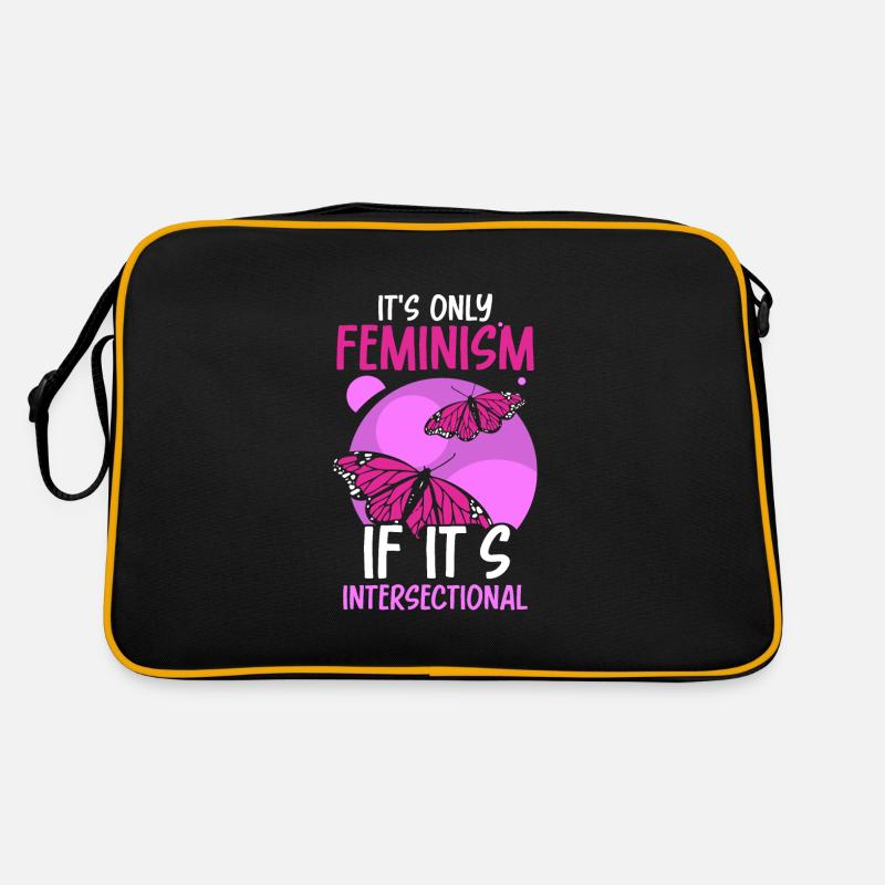 It's only feminism if it's intersectional Retro Tasche