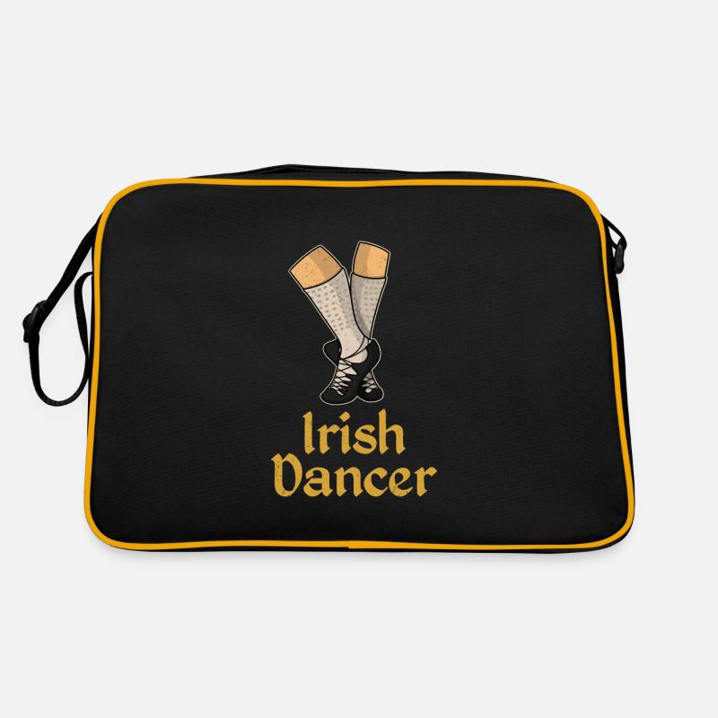 Dancing Girl Dancer Irish Dance Dancer Retro Bag