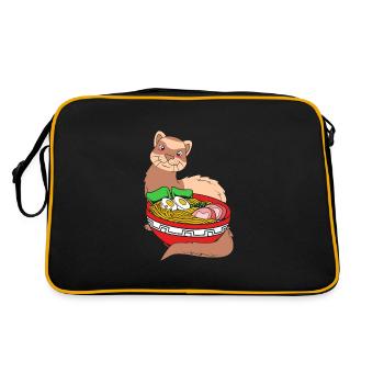 Furet - Sac Retro - noir/or - Dos