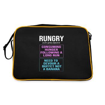 Marathon Marathon Runner - Retro Bag - black/gold - Back