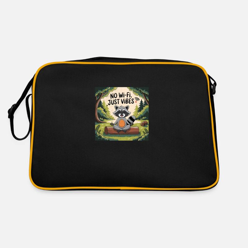 Pas de Wifi Pas d’Internet Loisirs Nature Sac Retro