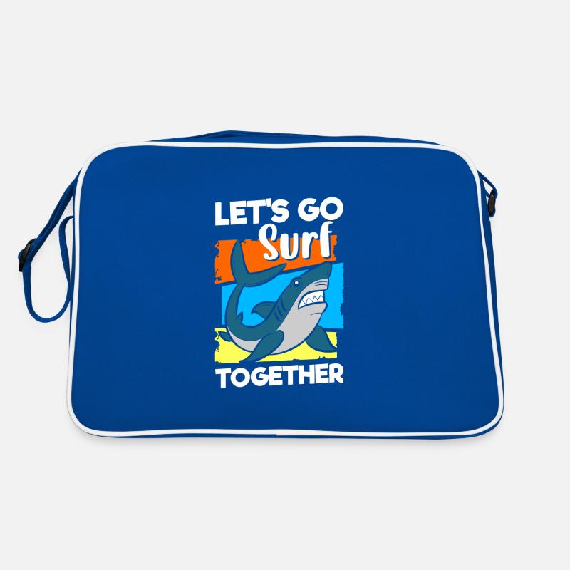 Shark Sea Underwater Predatory Fish Retro Bag