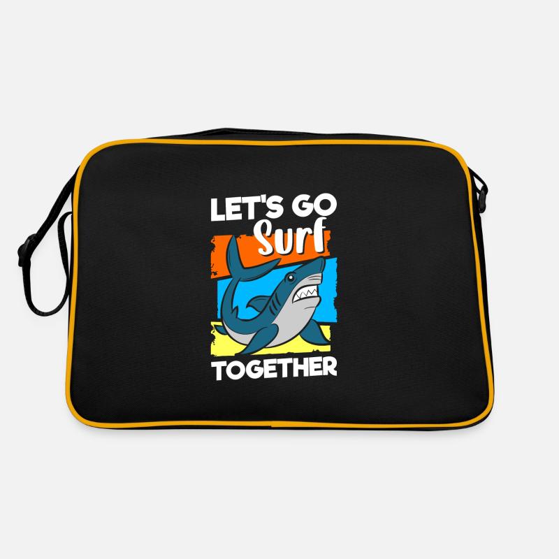Shark Sea Underwater Predatory Fish Retro Bag