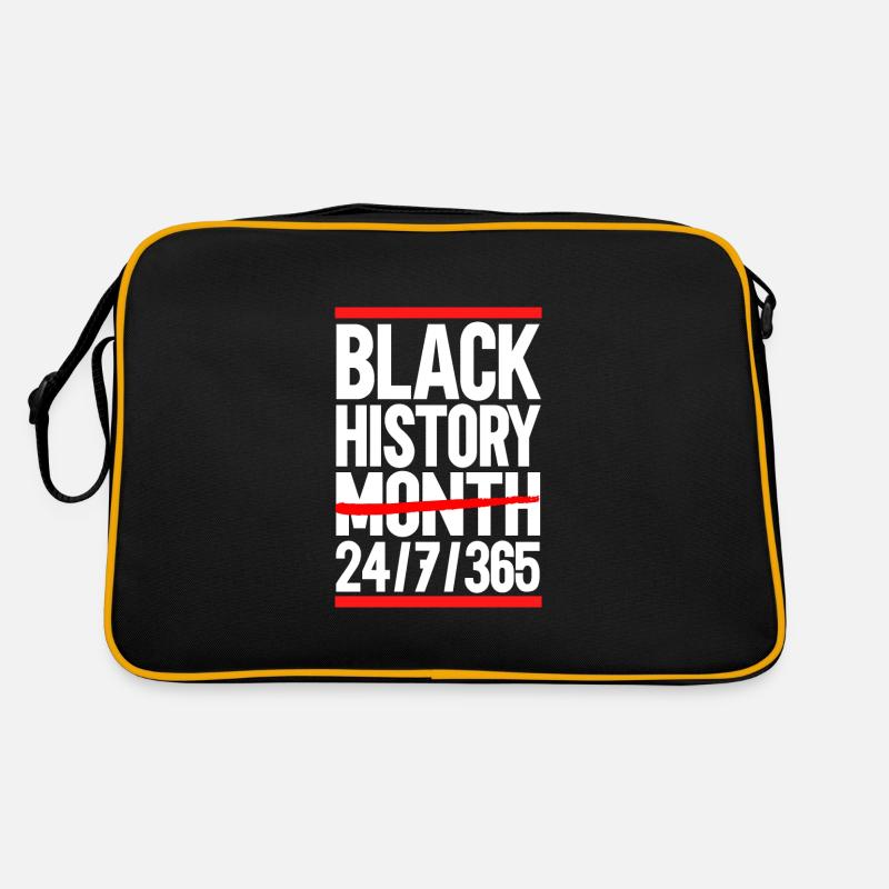 Mois de l’histoire des Noirs 24/7/365 Sac Retro