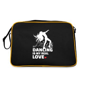 J’adore danser - Sac Retro - noir/or - Dos