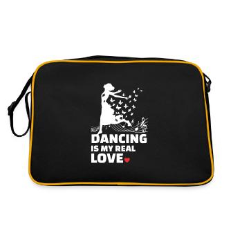 J’adore danser - Sac Retro - noir/or - Dos
