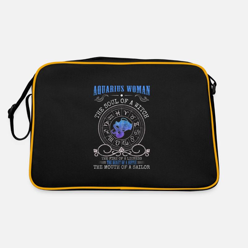 Tierkreiszeichen Horoskop Sonne Retro Tasche