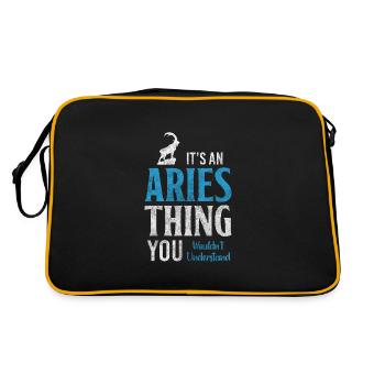 Horoscope Astrology Superstition Pride - Retro Bag - black/gold - Back