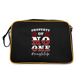 Alone Single - Retro Bag - black/gold - Back