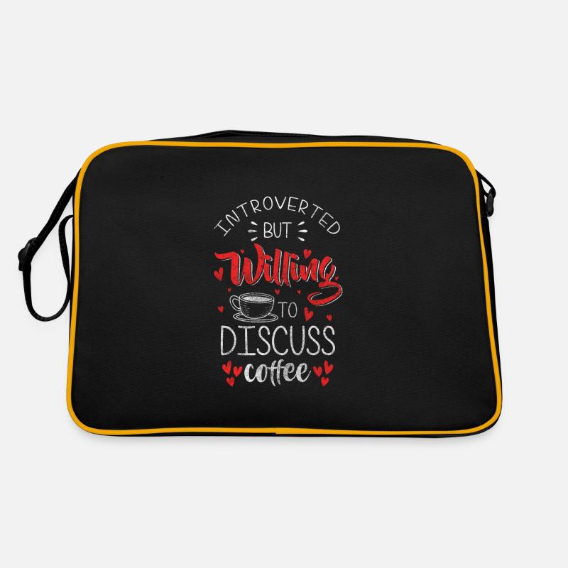 Kaffee Siebträger Milch Retro Tasche
