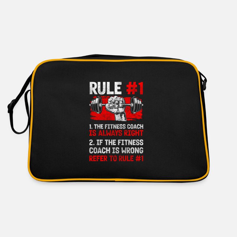 Trainer Gym Pumps Bench Press Retro Bag