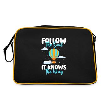 Balloon Ride Clouds Adventure - Retro Bag - black/gold - Back