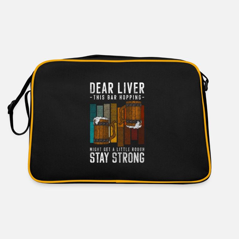 Party Wein Disko Retro Tasche