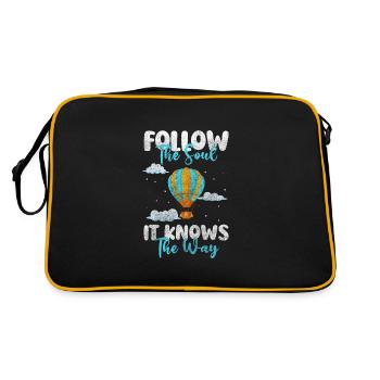 Hot Air Balloon Fire Adventure Hot - Retro Bag - black/gold - Back
