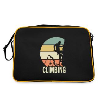 Climbing cadeau homme femme sport escalade - Sac Retro - noir/or - Dos