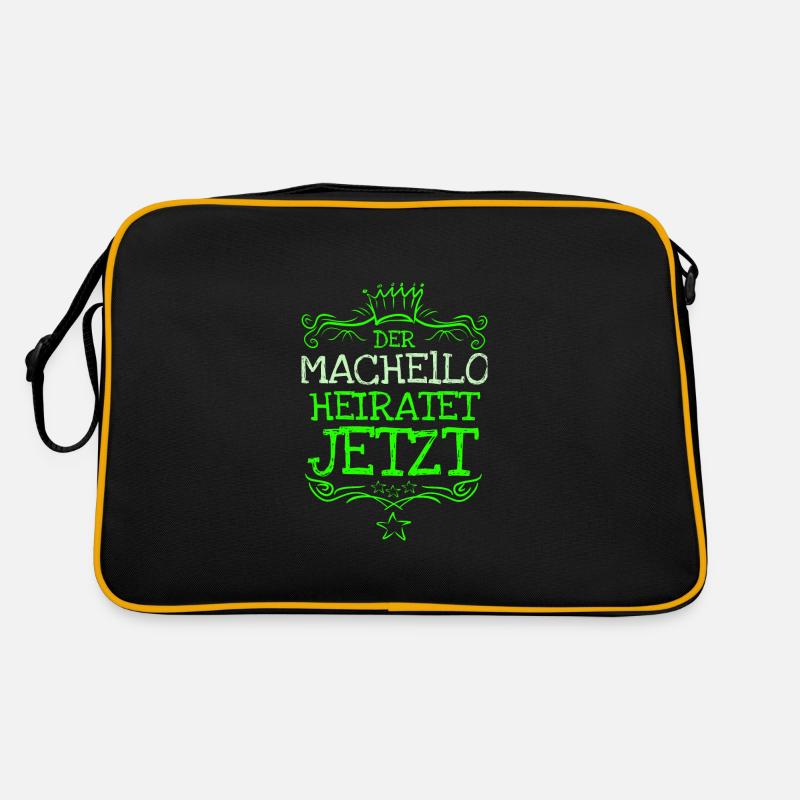 Machello als Bachelor Retro Tasche