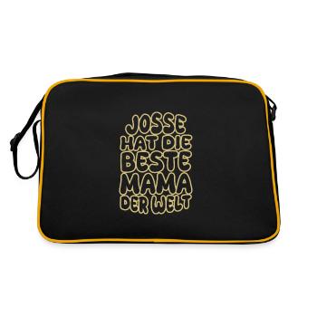 Josse comme un dicton - Sac Retro - noir/or - Dos