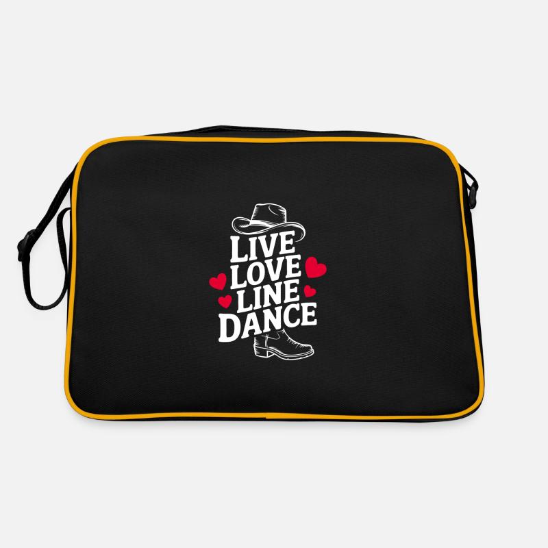 Live Love Line Dance Line Dance Fun Dancing Retro Bag