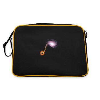 Black Hole Milky Way Galaxy Universe - Retro Bag - black/gold - Back