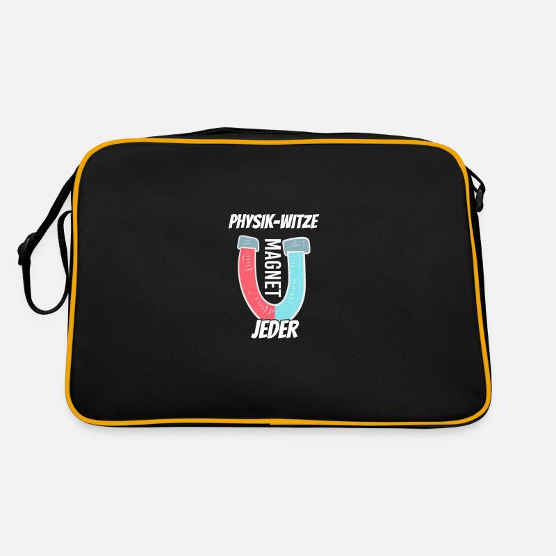 Physik Witze Magnet mag net jeder Physiker Retro Tasche