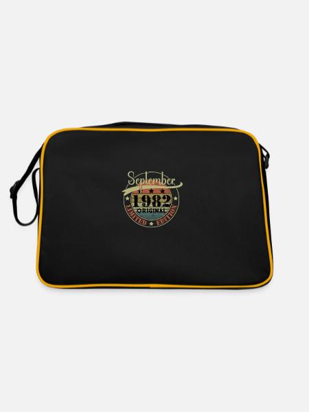 Septembre 1982 Original Limited Edition 40 ans - Sac Retro - noir/or - Dos