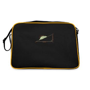 Hypotenuse Hippotenuse for Math Hippo - Retro Bag - black/gold - Back