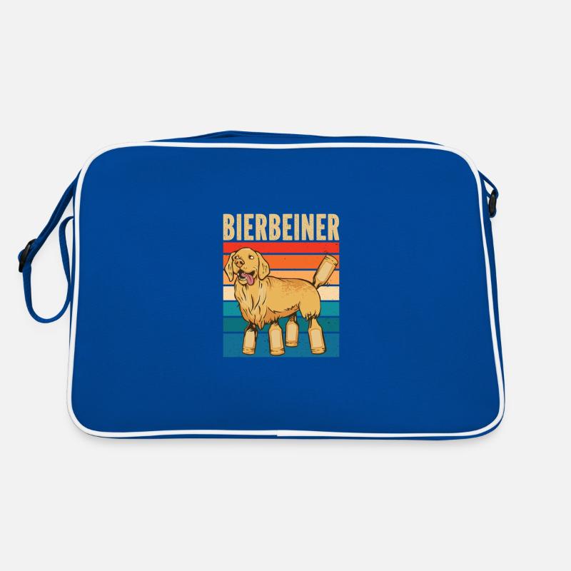 Bierbeiner für Biertrinker Bier Retro Tasche