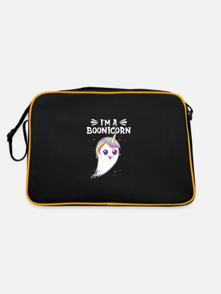 Halloween Licorne Boonicorn Costume - Sac Retro - noir/or - Dos