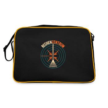 Data center for IT specialists and gardeners - Retro Bag - black/gold - Back