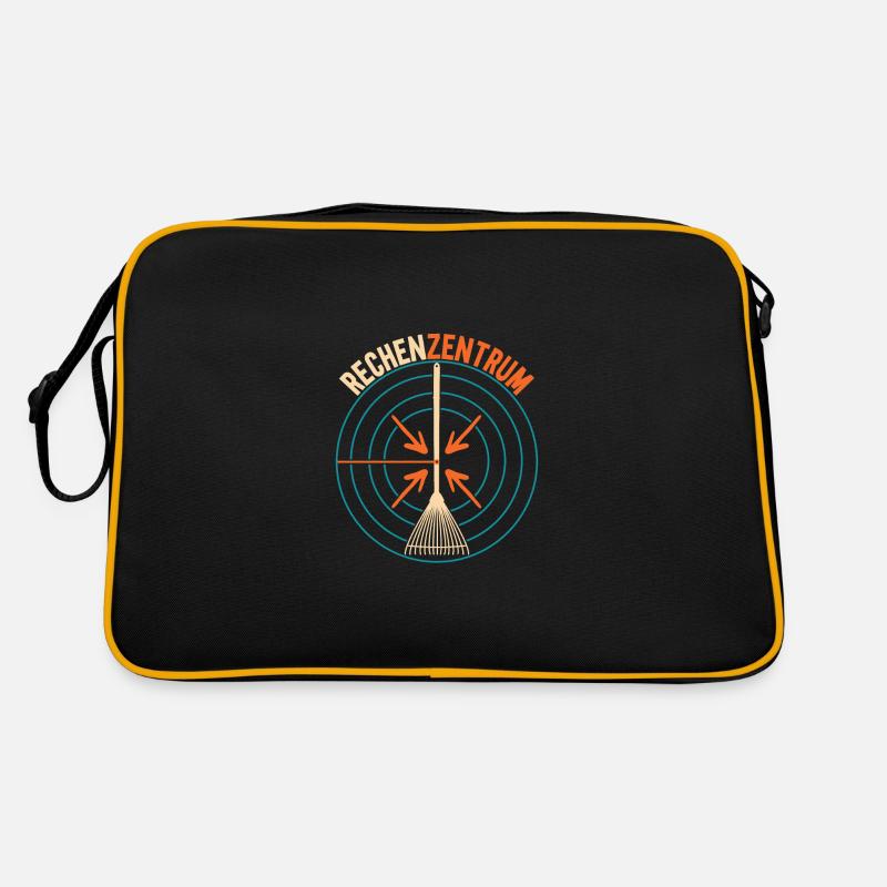 Data center for IT specialists and gardeners - Retro Bag - black/gold