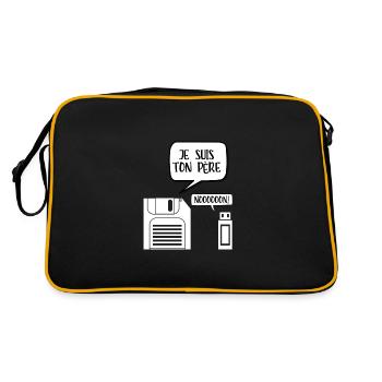 je suis ton père - Sac Retro - noir/or - Dos