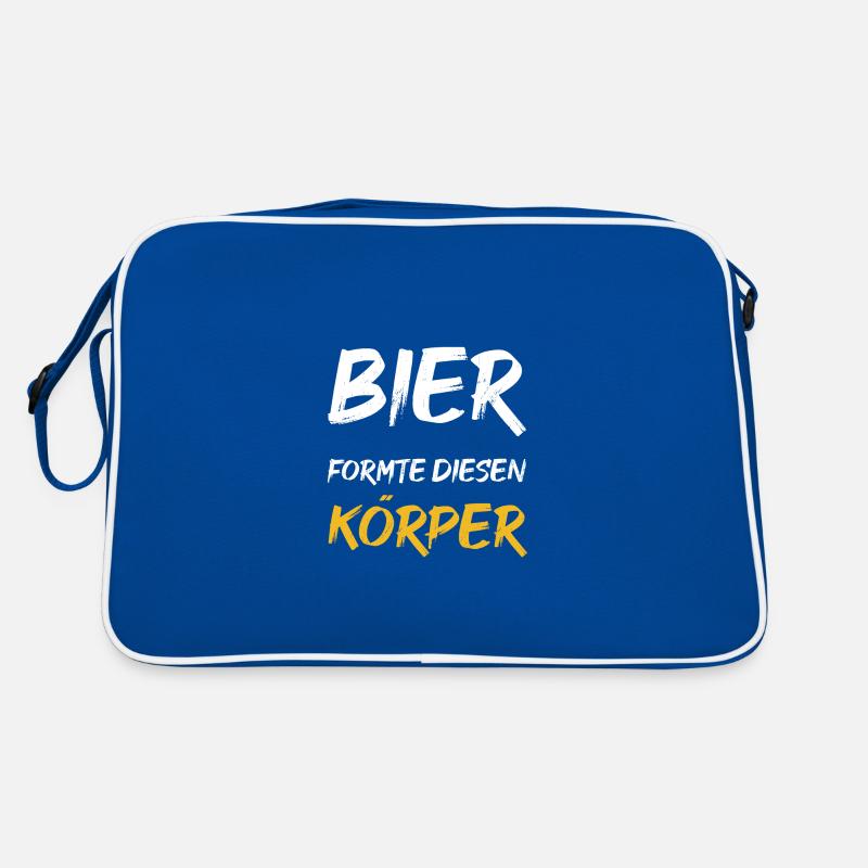 Bier formte diesen Körper Retro Tasche