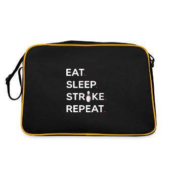 Bowling Strike Boule de bowling x Bowling-Life - Sac Retro - noir/or - Dos