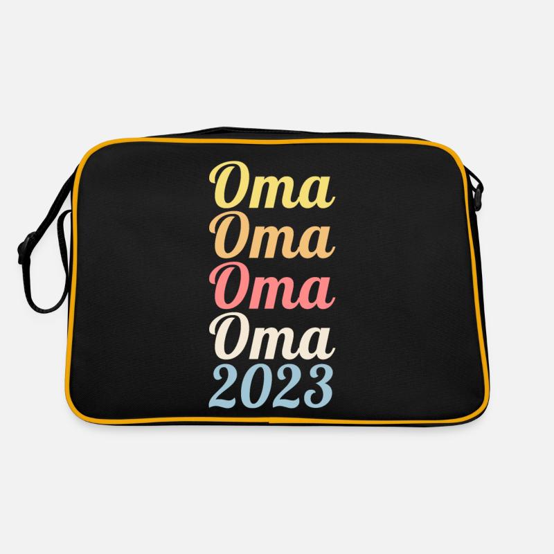 Großmutter 2023 Schwanger Werdende Oma Retro Tasche