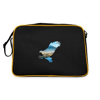 Koenig the Luefte Adler nature montagnes - Sac Retro - noir/or - Dos
