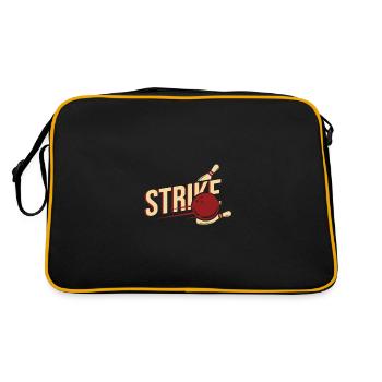 Bowling - Sac Retro - noir/or - Dos