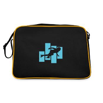 Speed Skating - Retro Bag - black/gold - Back