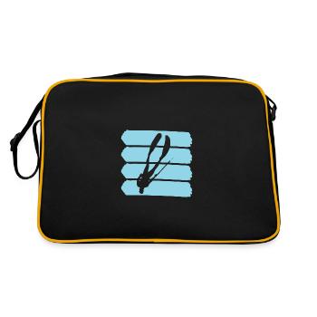 Spearfishing divers - Retro Bag - black/gold - Back