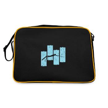 Spearfishing Ocean Gift - Retro Bag - black/gold - Back