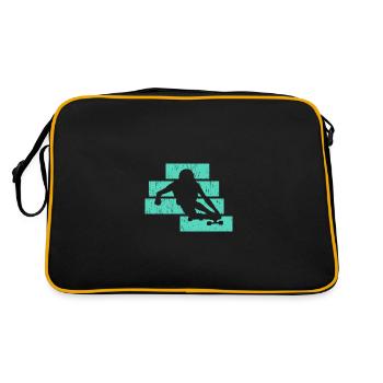 Longboard - Retro Bag - black/gold - Back