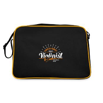 Geige Geiger - Retro Tasche - Schwarz/Gold - Hinten