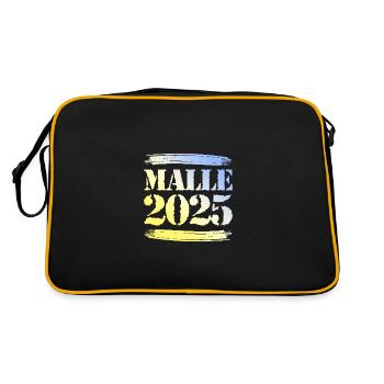 Malle 2025 - Sac Retro - noir/or - Dos