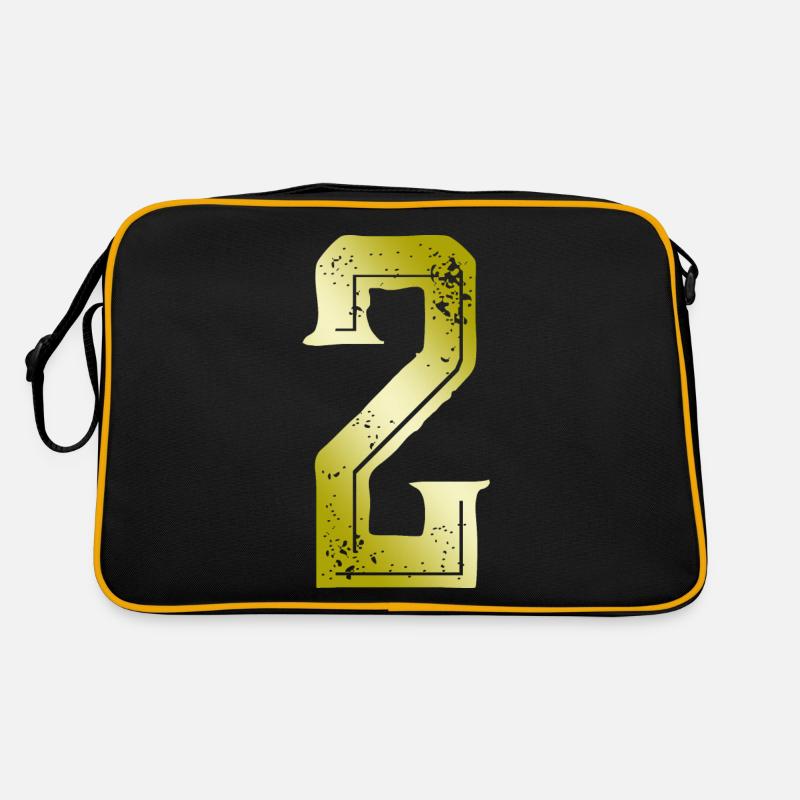 2 Number symbol Retro Bag