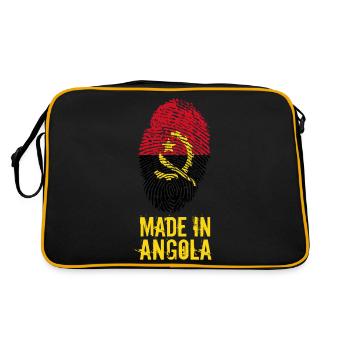 Made In Angola / Ngola - Retro Tasche - Schwarz/Gold - Hinten