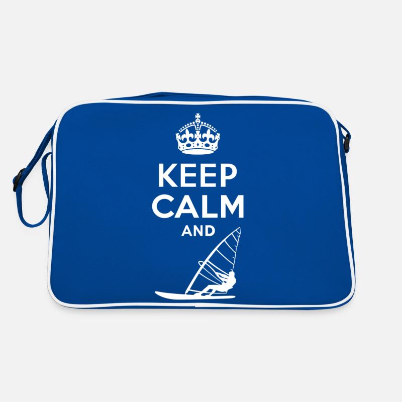 Keep Calm - Windsurfen Retro Tasche