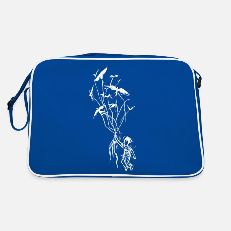 Children's dream with ravens Retro Bag