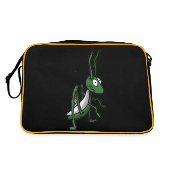 Sauterelle - Sac Retro - noir/or - Dos