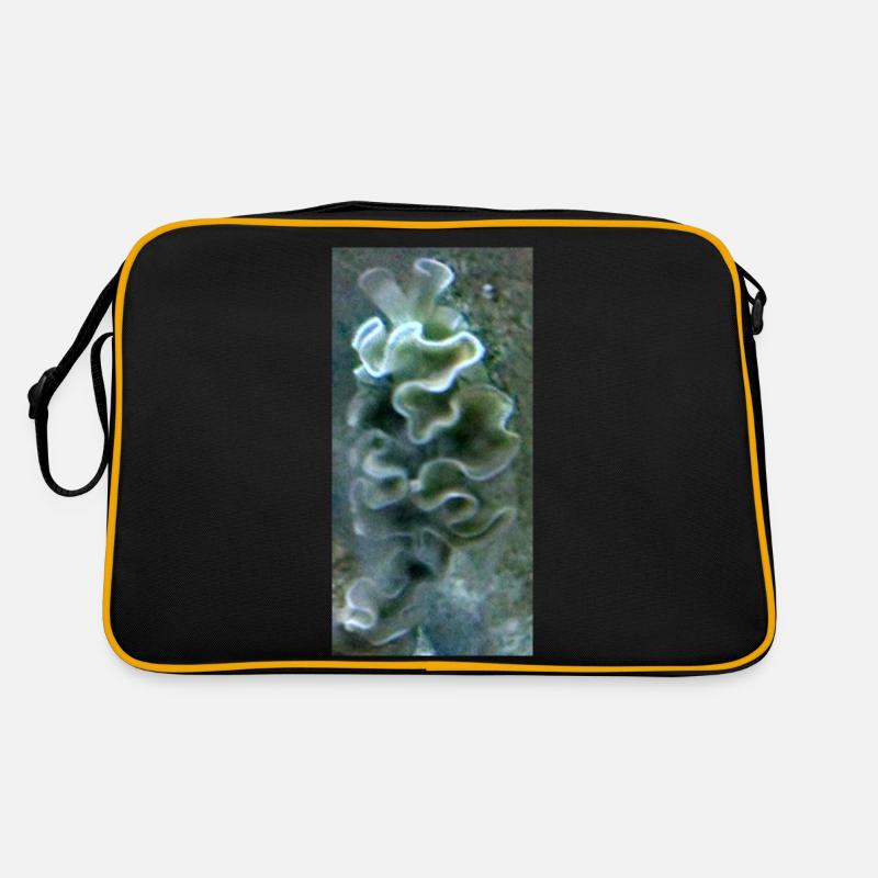 Meeres Schnecke - Retro Tasche - Schwarz/Gold