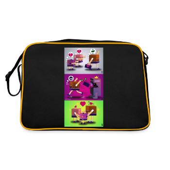 COVID 2 BD - Sac Retro - noir/or - Dos