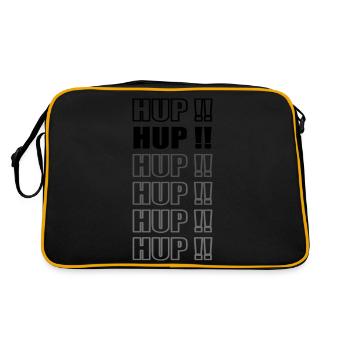 HUP!! - Retro Bag - black/gold - Back